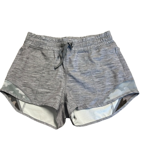 ZYIA | Gray Camo Mesh Hidden Zipper Shorts | Size XS - Picture 1 of 8